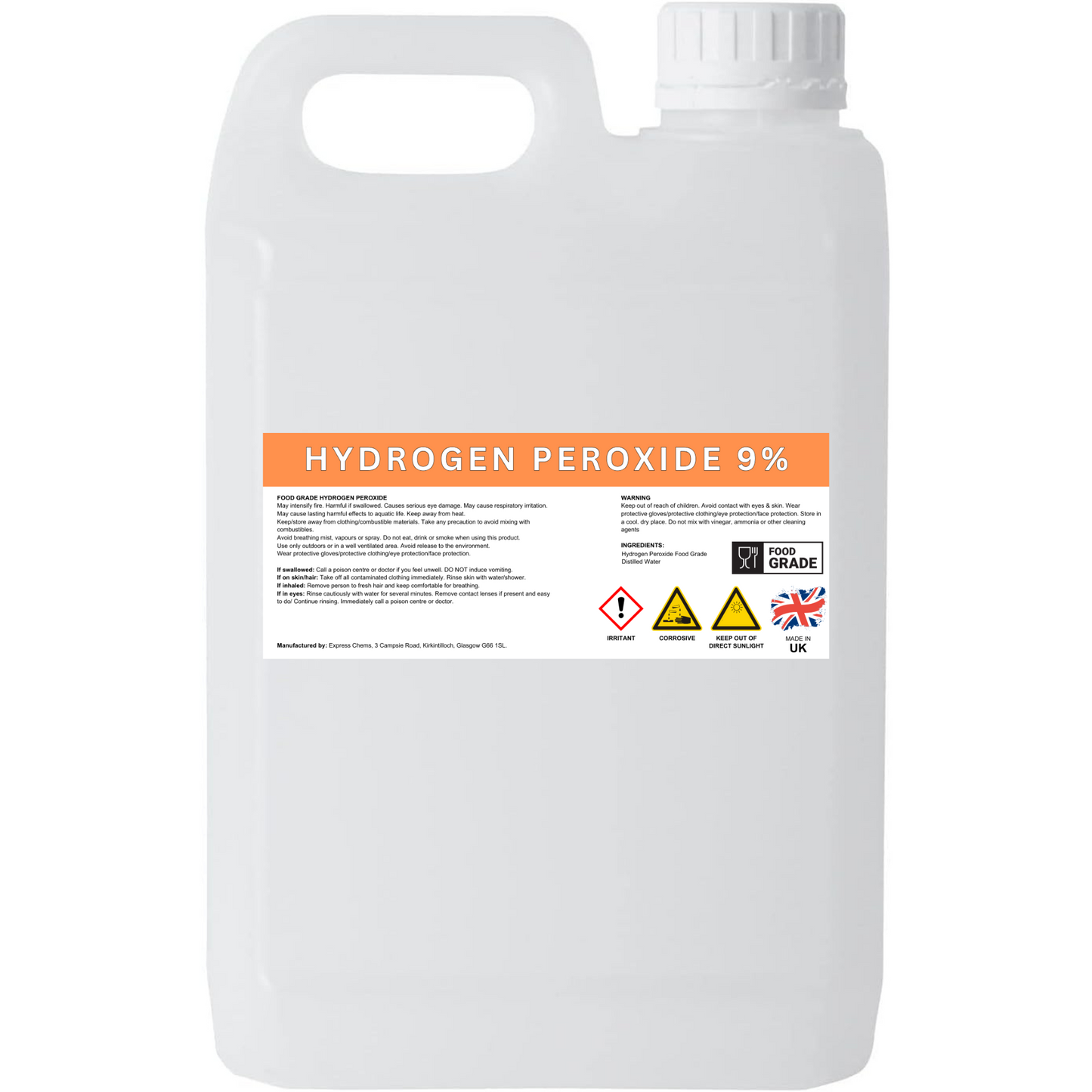 Hydrogen Peroxide - 9%