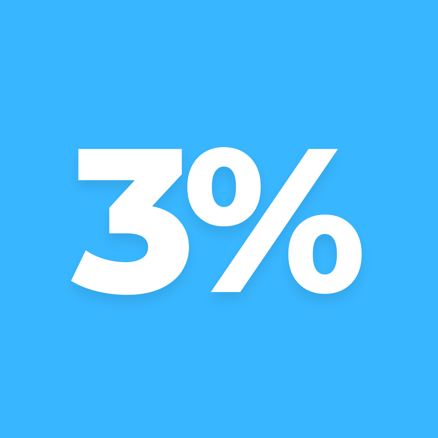 3%